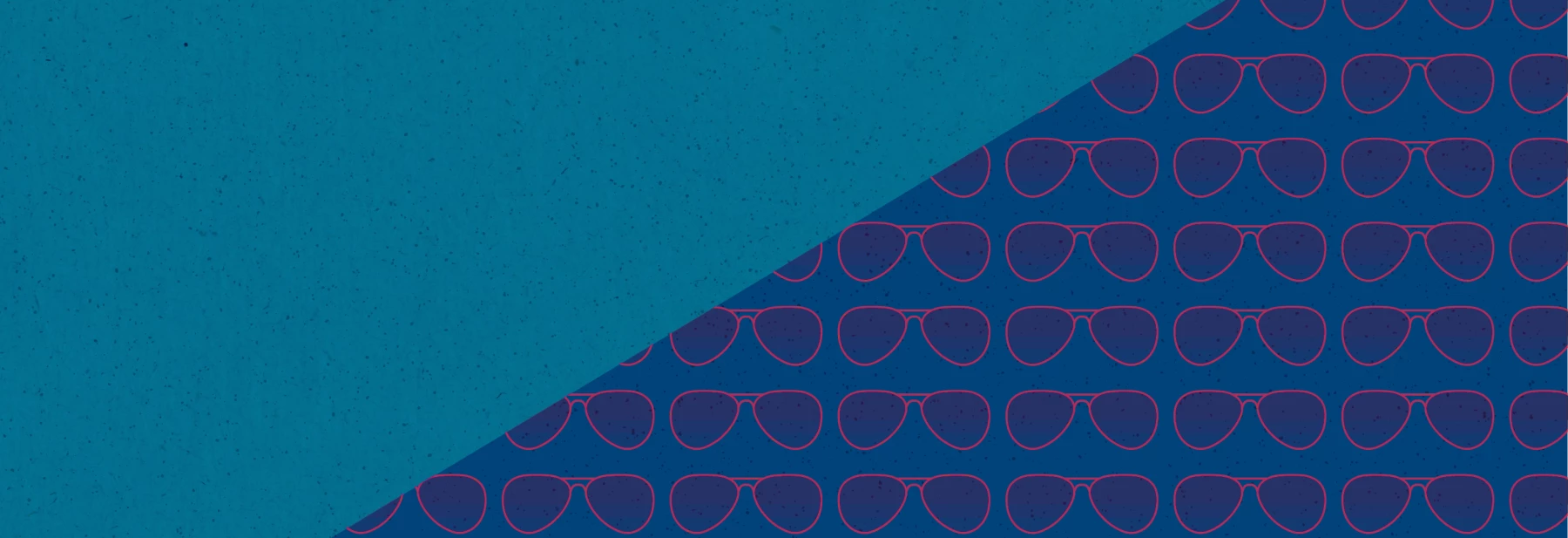 1400x480 Banner_Sunglasses Pattern Blue